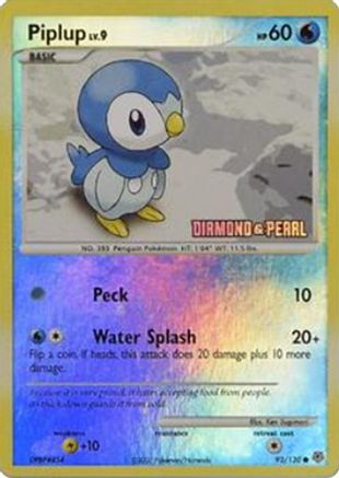 Image of Piplup (93/130) (Diamond and Pearl) [Burger King Promos: 2008 Collection]