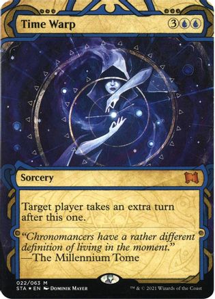 Image of Time Warp (Foil Etched) [Strixhaven: School of Mages Mystical Archive]