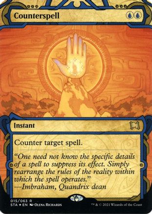Image of Counterspell (Foil Etched) [Strixhaven: School of Mages Mystical Archive]