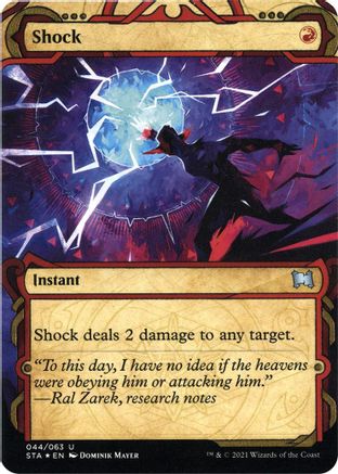 Image of Shock (Foil Etched) [Strixhaven: School of Mages Mystical Archive]