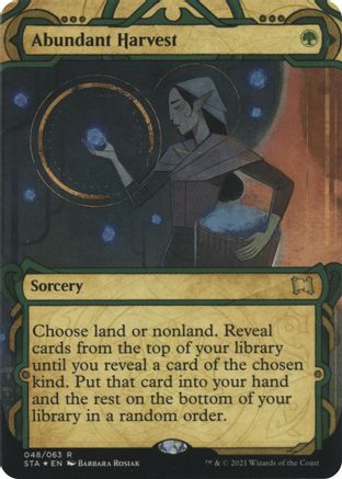 Image of Abundant Harvest (Foil Etched) [Strixhaven: School of Mages Mystical Archive]