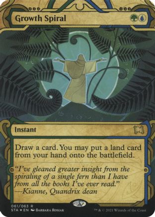 Image of Growth Spiral (Foil Etched) [Strixhaven: School of Mages Mystical Archive]
