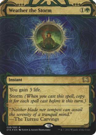 Image of Weather the Storm (Foil Etched) [Strixhaven: School of Mages Mystical Archive]