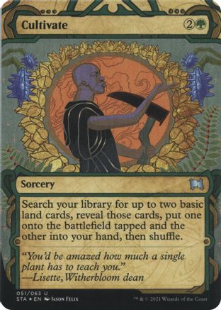 Image of Cultivate (Foil Etched) [Strixhaven: School of Mages Mystical Archive]