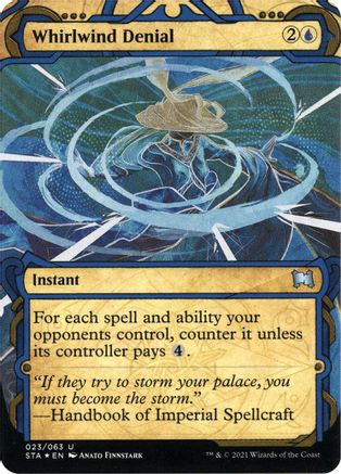 Image of Whirlwind Denial (Foil Etched) [Strixhaven: School of Mages Mystical Archive]