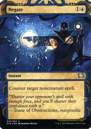 Image of Negate (Foil Etched) [Strixhaven: School of Mages Mystical Archive]