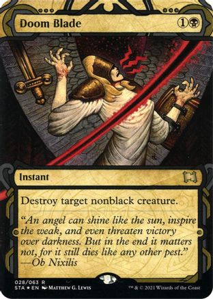 Image of Doom Blade (Foil Etched) [Strixhaven: School of Mages Mystical Archive]