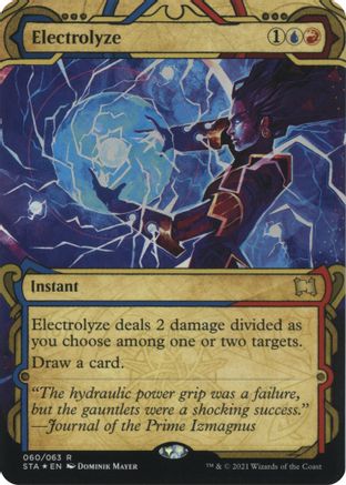 Image of Electrolyze (Foil Etched) [Strixhaven: School of Mages Mystical Archive]