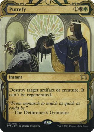 Image of Putrefy (Foil Etched) [Strixhaven: School of Mages Mystical Archive]