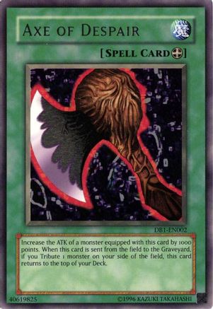 Image of Axe of Despair [DB1-EN002] Rare