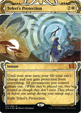 Image of Teferi's Protection (Foil Etched) [Strixhaven: School of Mages Mystical Archive]