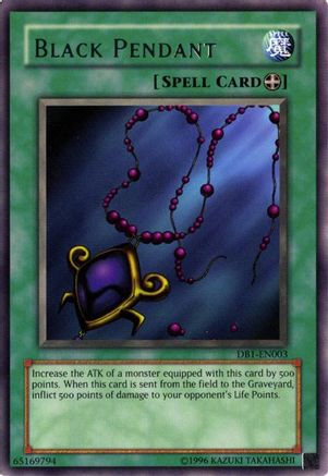 Image of Black Pendant [DB1-EN003] Rare