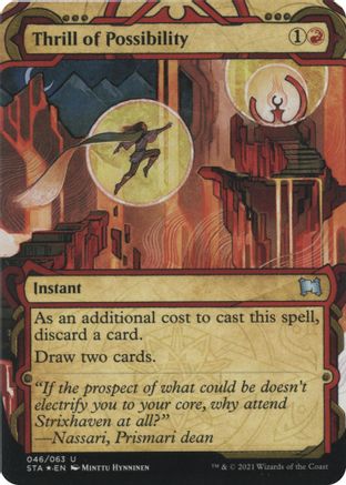 Image of Thrill of Possibility (Foil Etched) [Strixhaven: School of Mages Mystical Archive]