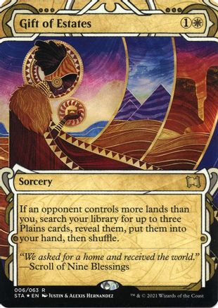 Image of Gift of Estates (Foil Etched) [Strixhaven: School of Mages Mystical Archive]