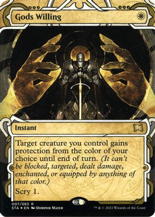 Image of Gods Willing (Foil Etched) [Strixhaven: School of Mages Mystical Archive]