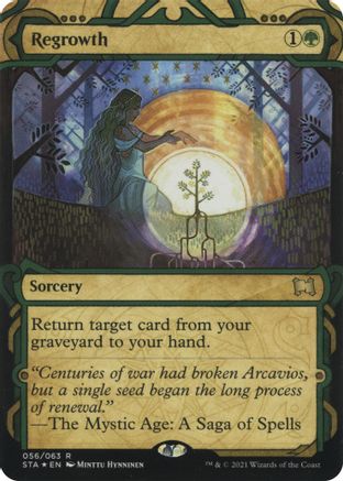 Image of Regrowth (Foil Etched) [Strixhaven: School of Mages Mystical Archive]