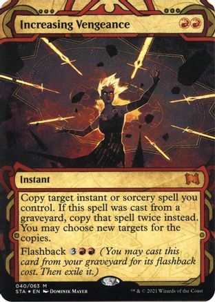 Image of Increasing Vengeance (Foil Etched) [Strixhaven: School of Mages Mystical Archive]