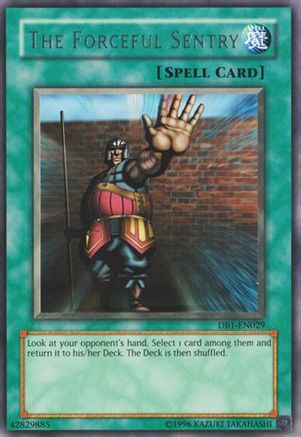 Image of The Forceful Sentry [DB1-EN029] Rare