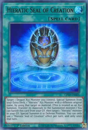 Image of Hieratic Seal of Creation [GFTP-EN005] Ultra Rare