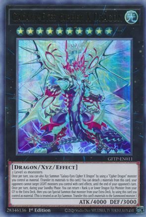 Image of Galaxy-Eyes Cipher X Dragon [GFTP-EN011] Ultra Rare