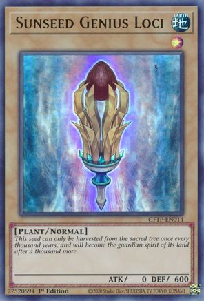 Image of Sunseed Genius Loci [GFTP-EN014] Ultra Rare