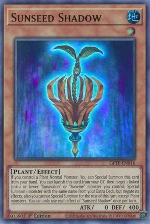 Image of Sunseed Shadow [GFTP-EN016] Ultra Rare