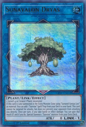Image of Sunavalon Dryas [GFTP-EN018] Ultra Rare
