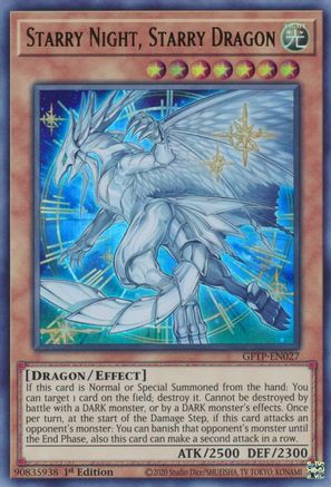 Image of Starry Night, Starry Dragon [GFTP-EN027] Ultra Rare