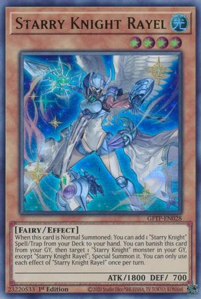 Image of Starry Knight Rayel [GFTP-EN028] Ultra Rare