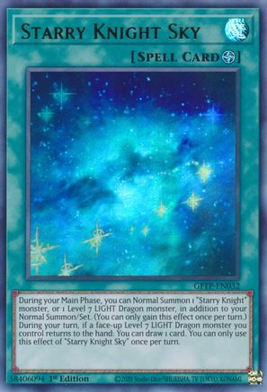Image of Starry Knight Sky [GFTP-EN032] Ultra Rare
