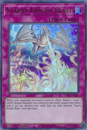 Image of Starry Knight Blast [GFTP-EN035] Ultra Rare