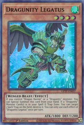 Image of Dragunity Legatus [GFTP-EN037] Ultra Rare