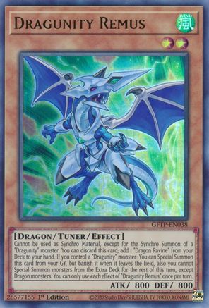 Image of Dragunity Remus [GFTP-EN038] Ultra Rare