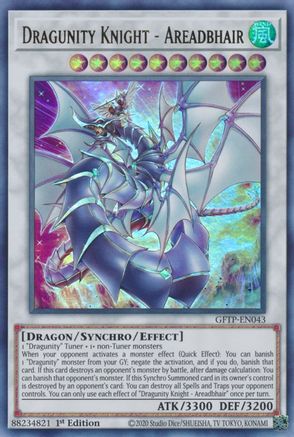 Image of Dragunity Knight - Areadbhair [GFTP-EN043] Ultra Rare
