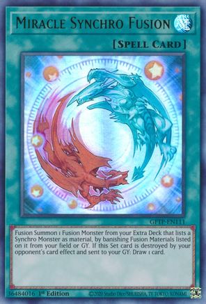 Image of Miracle Synchro Fusion [GFTP-EN111] Ultra Rare