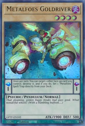 Image of Metalfoes Goldriver [GFTP-EN102] Ultra Rare