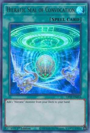 Image of Hieratic Seal of Convocation [GFTP-EN054] Ultra Rare