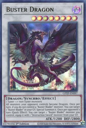 Image of Buster Dragon [GFTP-EN097] Ultra Rare