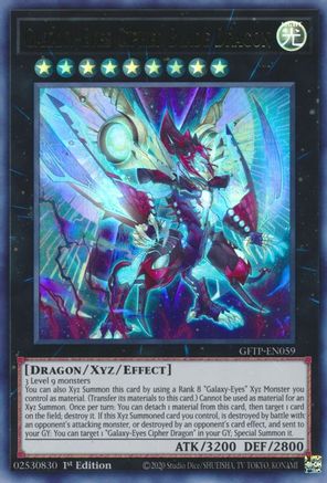 Image of Galaxy-Eyes Cipher Blade Dragon [GFTP-EN059] Ultra Rare