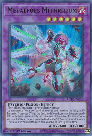 Image of Metalfoes Mithrilium [GFTP-EN095] Ultra Rare
