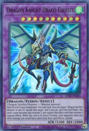 Image of Dragon Knight Draco-Equiste [GFTP-EN093] Ultra Rare