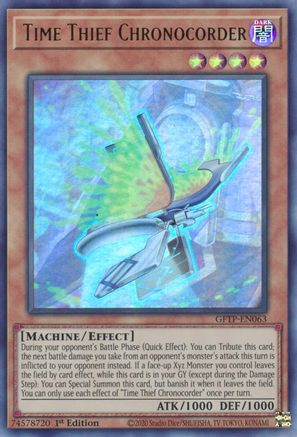 Image of Time Thief Chronocorder [GFTP-EN063] Ultra Rare