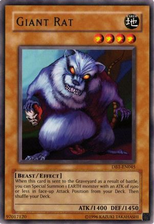 Image of Giant Rat [DB1-EN045] Rare