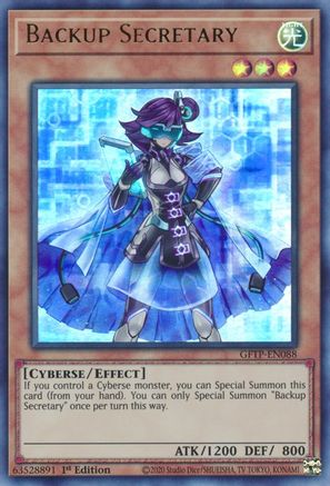 Image of Backup Secretary [GFTP-EN088] Ultra Rare