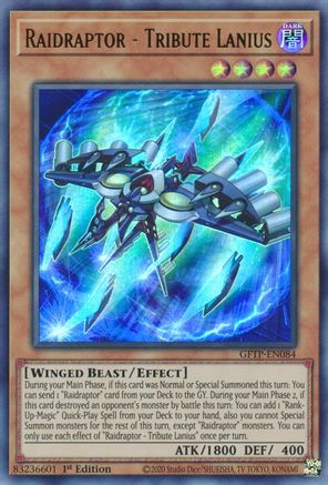 Image of Raidraptor - Tribute Lanius [GFTP-EN084] Ultra Rare
