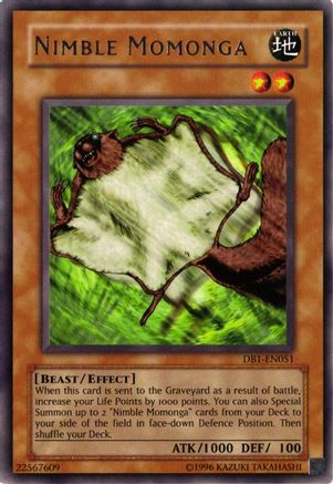 Image of Nimble Momonga [DB1-EN051] Rare