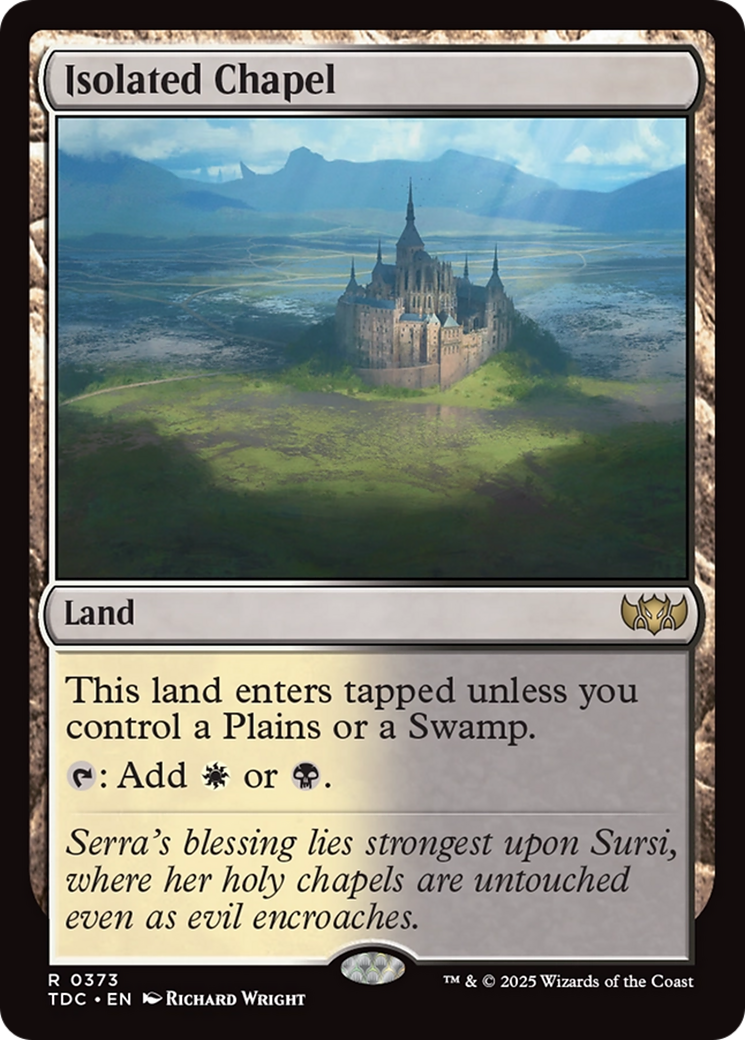 Image of Isolated Chapel [Tarkir: Dragonstorm Commander]