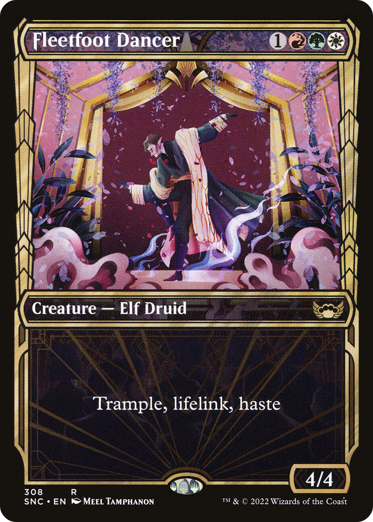 Image of Fleetfoot Dancer (Showcase Golden Age) [Streets of New Capenna]