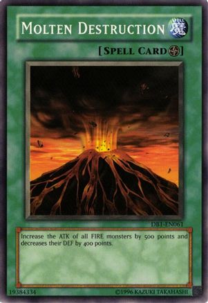 Image of Molten Destruction [DB1-EN061] Common