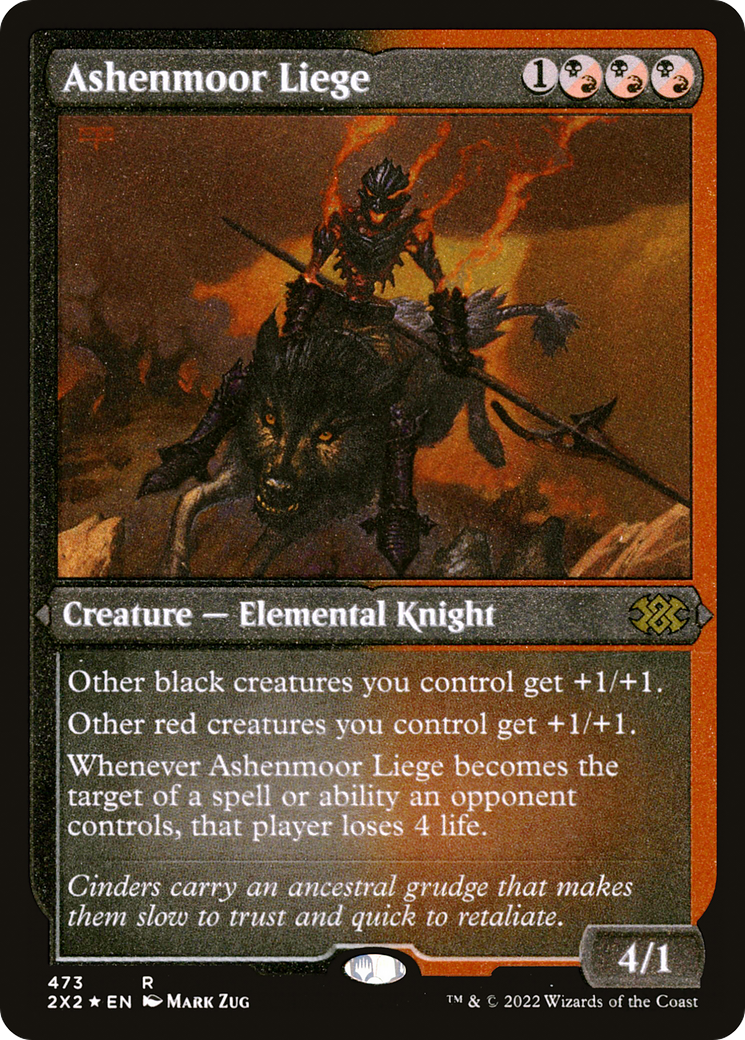 Image of Ashenmoor Liege (Foil Etched) [Double Masters 2022]